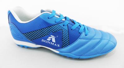 China Botas interiores del fútbol de los niños de los zapatos del TF de los muchachos duros futsal al aire libre azules de la corte en venta