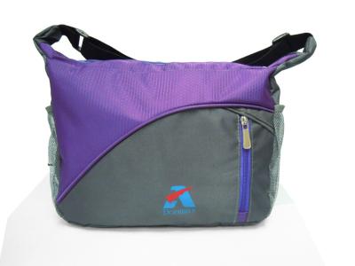 China Purple / Grey  Fashion Nylon Sports Bag  With Nylon Bags For Gym for sale