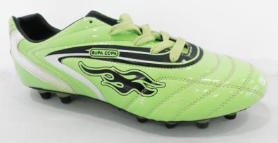 China Outdoor Mens Football Cleats Hard Ground Shining PU TPU Outsole for sale