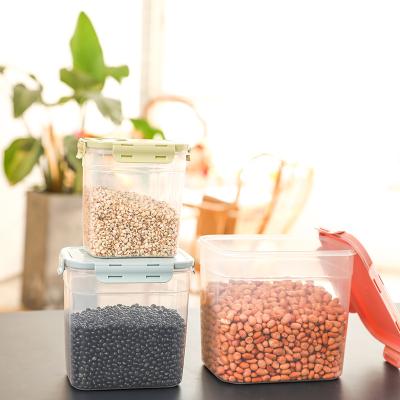 China Hot Selling Freshness Keeping Household Dry Food Storage Sealed Cans for Airtight Storage and Kitchen Food Container for sale