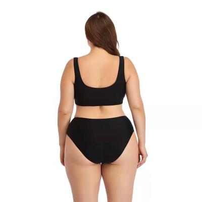 China Plus Size 2022 New Women's Split Swimsuit Women's Fat Daisy Fabric Reflective Bikini Small for sale