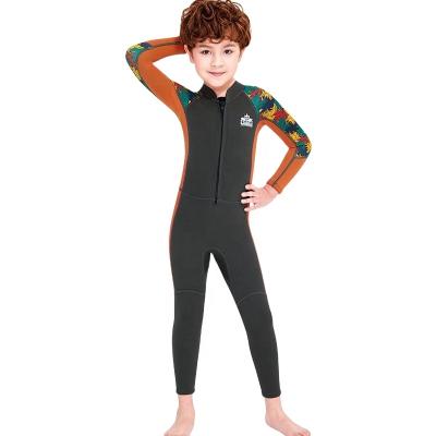 China Plus Size Long Sleeves Boys Surfing Kids To Keep Warm And Cozy One Pieces Kids Suit Children's Wetsuit Kids Swimwear for sale