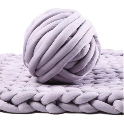 China Pink Home Large Chunky Yarn Hand Knit Throw Solid Handmade Oversized Comforter Decor Blanket Wholesale Portable for sale