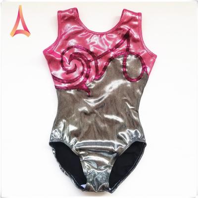 China breathable & Wholesale Mystic Fabric Mystic Steel Fabric Stretchy Foil Cheap Tall Women Gymnastics Dancer Spandex Dancer Tights Women for sale