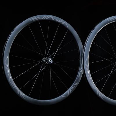 China Road Bikes Pro Frame C40 Size 40mm Road Bike Carbon Fiber Wheelset Anvil Up-Vine and Tubular for sale