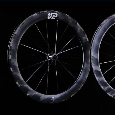 China Road Bikes C60 Pro Road Bike Carbon Fiber Wheelset Bike Wheels Anvil 700c Road Bicycle Wheelsets for sale