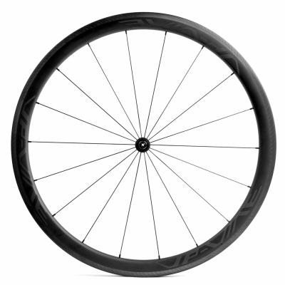 China Road Bikes -Vine Light 700C C40 Road Bike Carbon Fiber Wheelset High Profile Carbon Wheels for sale