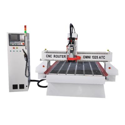 China Factory CNC Atc Router Auto Tool Switch Woodworking Cnc Wood Router 1325 With Dust Cover for sale