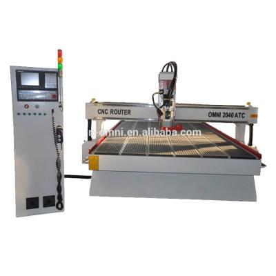 China Hotels OMNI 2040LATC 8 Tools HSD Spindle Woodworking ATC CNC Router for sale