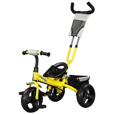 China China Factory Baby Tricycle Comfortable Child Tricycle For Toddler With Adjustable Seat Stroller Ride On With Canopy Shade for sale