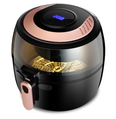 China 2020 NEW 3D Design Large Capacity 7.0L Outdoor Rotating Pan Vision 1350W 360 Digital Air Fryer for sale