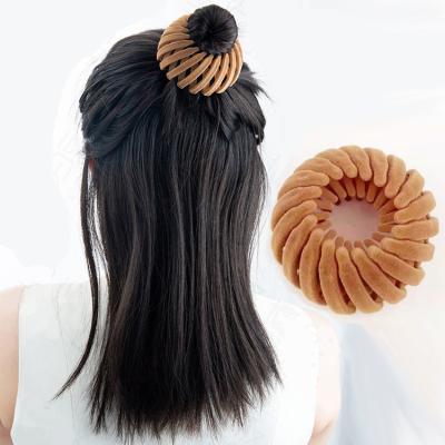 China Street Style Flocking Bird's Nest Hair Claws Fashion Minimalist Women's Headbands Hair Accessories Hairpins Wholesale Customize Hair Clips Y for sale