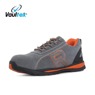 China Branded Anti-Static Safety Vaultex Construction Breathable Non Slip Toe Insulation Leather Steel Safety Shoes For Work for sale