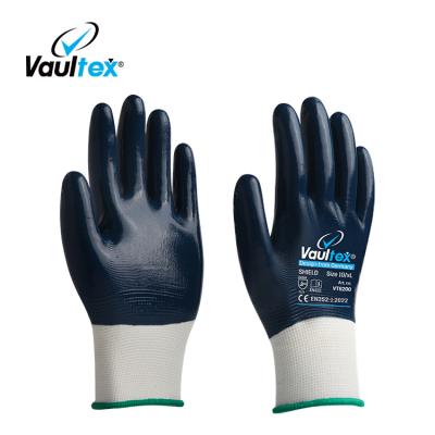 China Work Protection Vaultex Industrial Nitrile Coated Safety Work Gloves Touch Screen 15 Needles Cut Resistant Garden Gloves & Protective Gear for sale