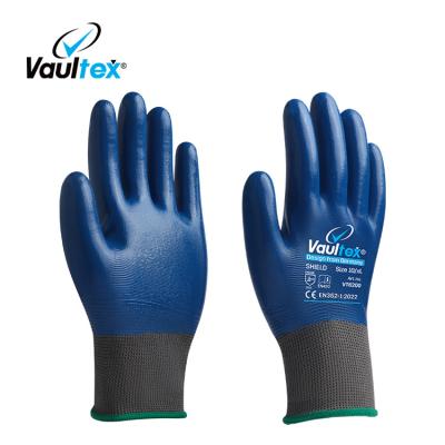 China Work Protection Vaultex Leather Cut Resistant Construction Maxi Flex Work Gloves Safety Construction for Men Hand Gloves for Cement Work for sale