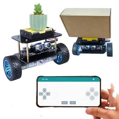 China 3G High Technology Two Wheel Pbot 3.0 Ultrasonic Balance Car Self-Balancing Robot Kit Obstacle Avoidance Follower Kit for sale