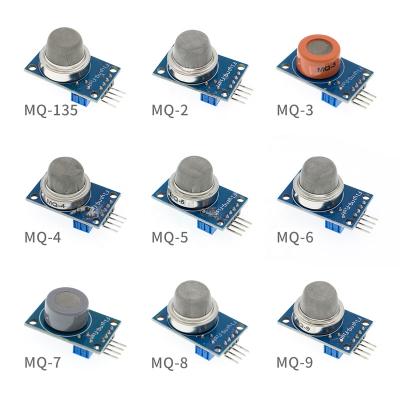 China Standard MQ2 Smoke Gas Sensor LPG Butane Hydrogen Detection Module For Arduino MQ-3 MQ-135 MQ-7 Gas Detection Module For M2 Promotion for sale