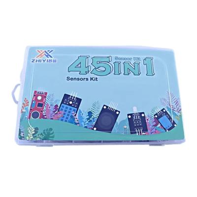 China Hot Selling High Quality Fashion Education Robotic Programming Style 45 In 1 Sensor Modules Kit For Raspberry for sale