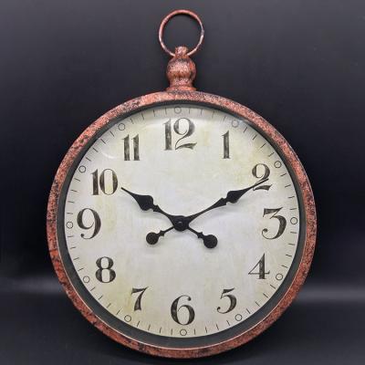 China Antique style 16 inch wholesale high quality retro office plastic wall clock for sale for sale