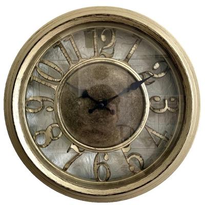 China Antique Style 13 Inch Retro Time Display Antique Clock For Sale Home Wall Decor Decor Factory Supplier for sale