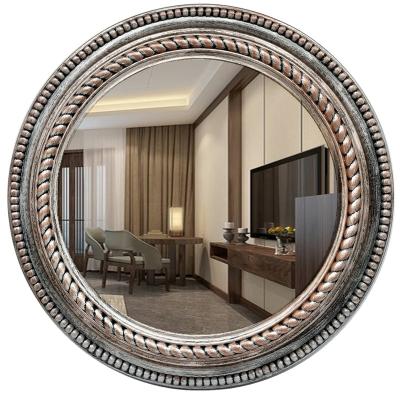 China 20 Inch Interior Ministry Rose Gold Wall Mirror Home Decor Room Decorative OEM Farmhouse Wholesale Branded for sale