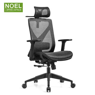 China Hot Selling Full Mesh 3D Armrest Adjustable Ergonomic Chair Full Mesh Chair Luxury Computer Chair (Height) for sale