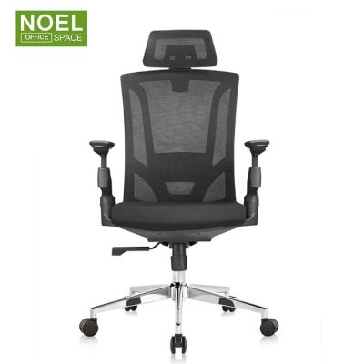 China (Size)Adjustable Luxury Modern Office Chairs Ergonomic 4D Robot Armrest Boss Chair Executive Office Chairs for sale