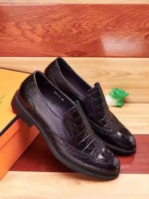 China 2016 New Fashionable Replica High Quality HERMES Men's Leather shoes for business men,1: 1 copy,,crocodile leather for sale