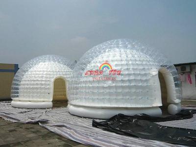 China 5m Diameter Clear Airtight Inflatable Dome Tent for exibition for sale