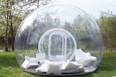 China 0.8mm PVC Clear Inflatable Bubble Tent for outdoor for sale