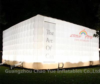 China LED Light Cube Inflatable Tent for outdoor event for sale