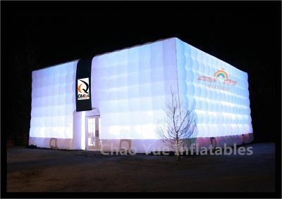 China LED Inflatable Cube Tent for outdoor event for sale