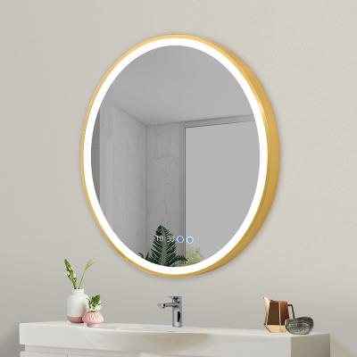 China Hot sale bathroom wall mirror anti weather display bathroom mirror anti fog led light bathroom mirror for sale