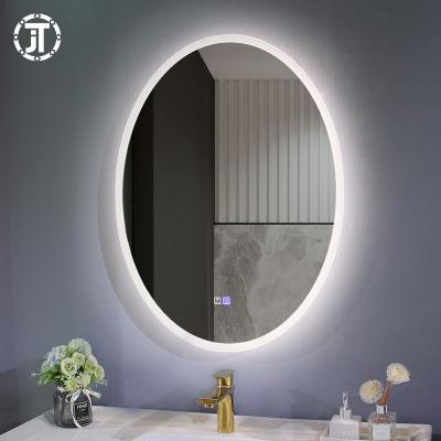 China Bright Anti Fog Led Touch Screen Makeup Bathroom Mirror With Led Light for sale