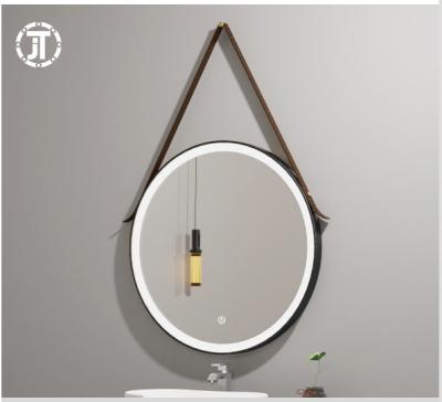 China Multifunctional Touch Screen Illuminated Wall Mounted Bathroom Led Mirror With Light for sale