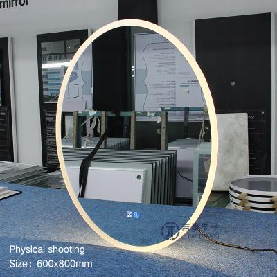 China Popular New Design Bright And Lounge Smart Anti-fog Bath Make Up Led Lighted Bathroom Mirror for sale