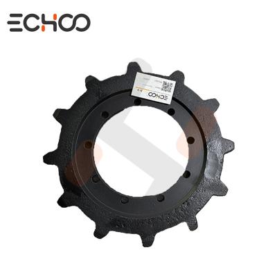 China Mini excavator chain sprocket fits Bobcat E10 undercarriage frame for sale