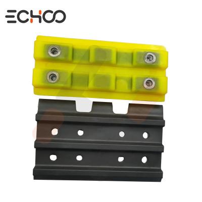 China F8 C Rubber pads crawler digger for Dynapac undercarriage frame for sale