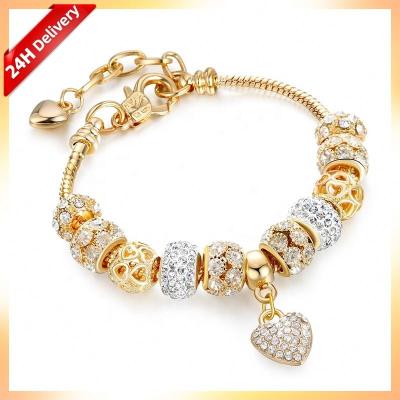 China TRENDY charm bracelet18k bracelet beaded rose gold bracelets jewelry handmade bracelets for sale