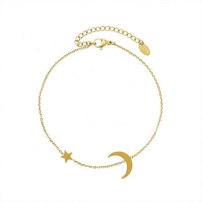 China CLASSIC moon and star anklet for sale