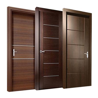 China Factory Wholesale Modern Used Front Entrance Interior Steel Wood Doors Interior Wooden Doors for sale