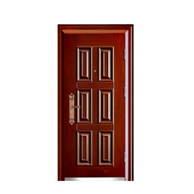 China Hot Sale 2021 Modern Security Stainless Steel Security Door Modern House Metal Anti Theft Steel Door for sale