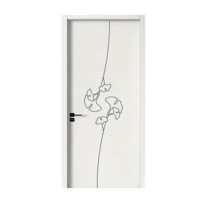 China Modern Cut Out Wooden Door From Front Door Solid Wood Interior Interior Doors for sale