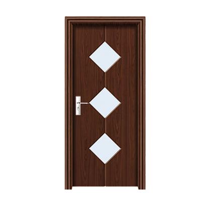 China Modern Living Room Simple Style Customize Interior Door Interior Design Home Solid Wood Swing Door for sale