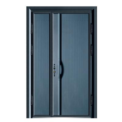 China Factory Modern Cast Aluminum Security Door Home Doors Wholesale Modern Outdoor Steel Door Furniture for sale