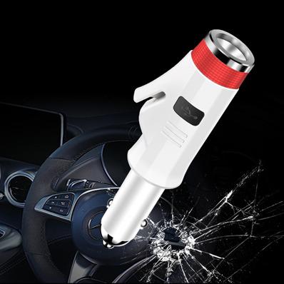 China Car Charger Emergency Car Tool 2.1a Charger and Flashlight for sale