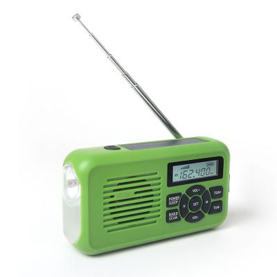 China Newest Emergency Phone Charger Solar Light with AM FM and WB Radio Weather Forecast for sale