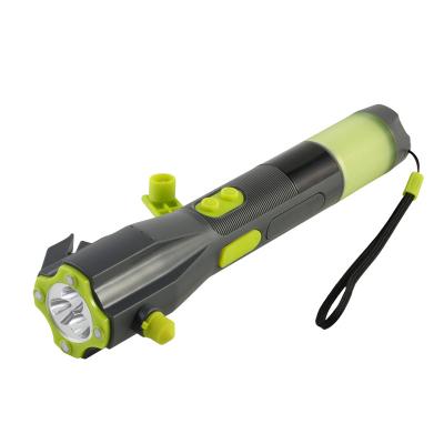 China Emergency / Best Camping Portable Camping Survive Kit Hand Crank Flashlight With Emergency Radio for sale