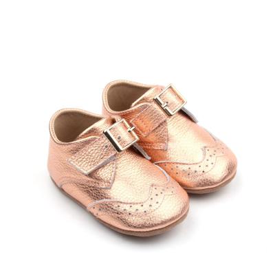 China Wholesale Printed Genuine Leather Baby Oxford Shoes Children's Casual Shoes Print Children's Shoes for sale