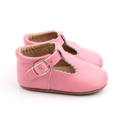 China Mary Jane Shoes Baby Dress Shoes Girls Breathable Genuine Leather Baby Shoes for sale